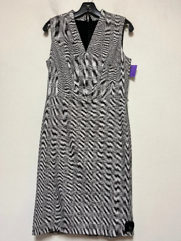 Plaid Pattern Dress Casual Midi Ann Taylor, Size S