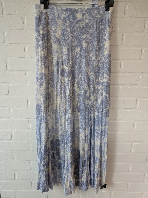 Blue & Cream Skirt Maxi Tommy Bahama, Size 8