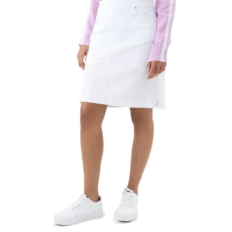 Renuar 19 1/2-Inch Wardrope Essential Skort - White