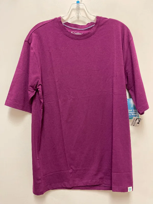 Top Short Sleeve Basic By Clothes Mentor In Purple, Size: M