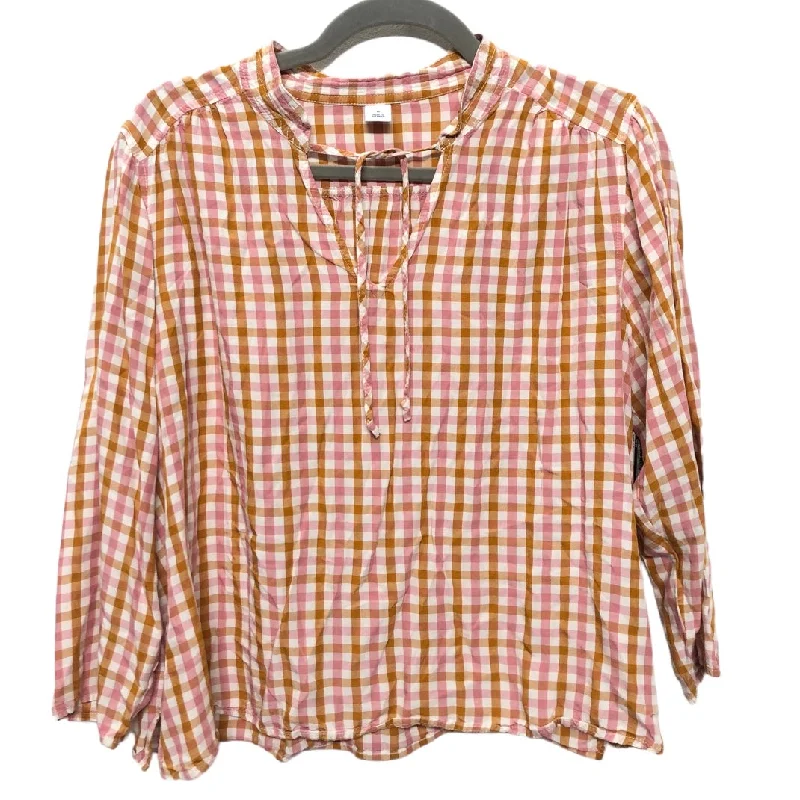 Blouse Long Sleeve By Old Navy  Size: M