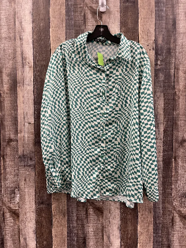 Blouse Long Sleeve By Shein  Size: Xl