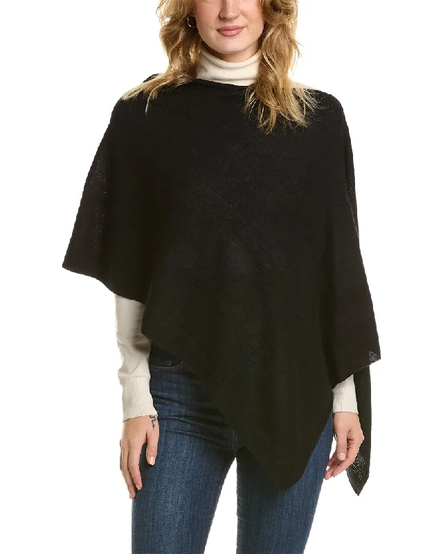 In2 by InCashmere Ribbed Cashmere Poncho