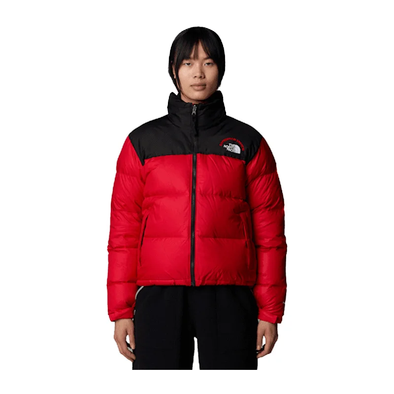 The North Face Womens 1996 Retro Nuptse Jacket NF0A3XEO-7GO Red/Black/Red