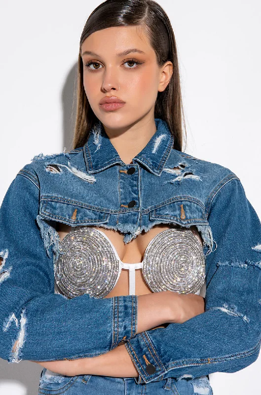 ULTRA CROP DENIM JACKET